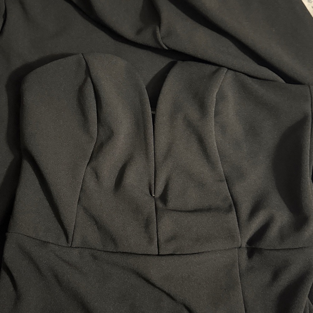 Dedicated to Glamour Black Strapless Maxi Dress - Picture 7 of 9